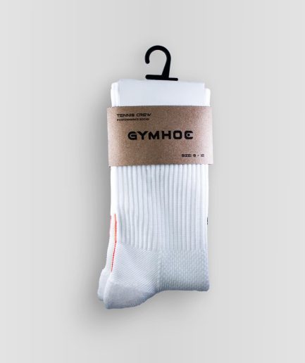 White Tennis Crew Performance Socks