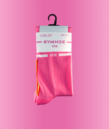 BTM Classic Crew  ⬇️🩷 Performance Socks