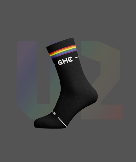 Dark Rainbow V2 - Classic Crew Performance Socks
